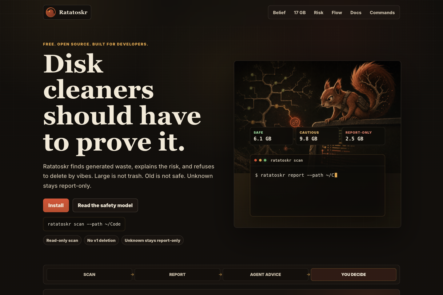 Screenshot of Ratatoskr
