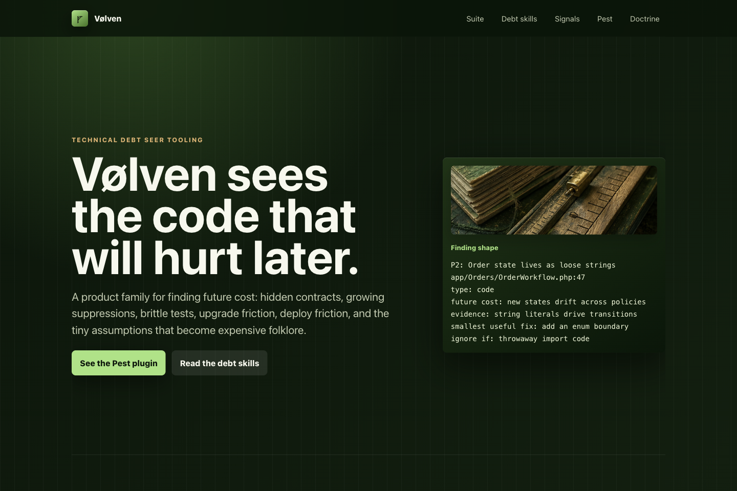 Screenshot of Vølven